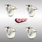 Service Caster 3 Inch 316SS Nylon Wheel Swivel Top Plate Caster Set Total Lock Brake SCC SCC-SS316TTL20S314-NYS-4 - alternate 2